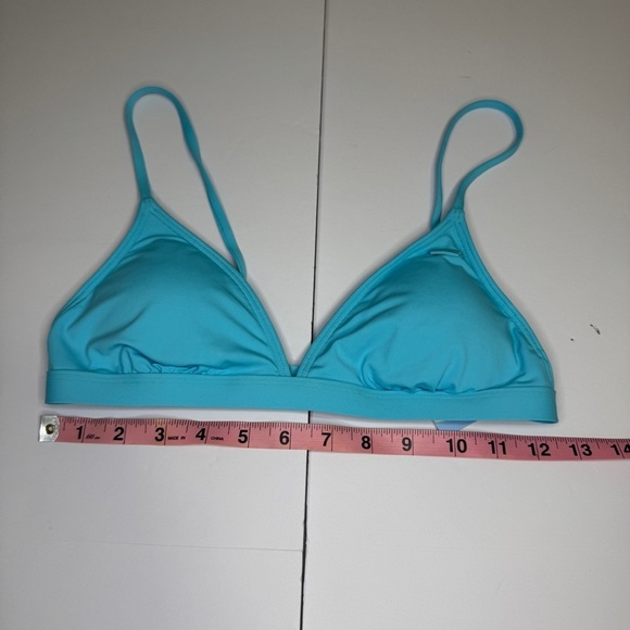 ROXY Bikini Top Small Blue “Bachelor Button” | Beach Classics Fixed Triangle - Picture 3 of 6